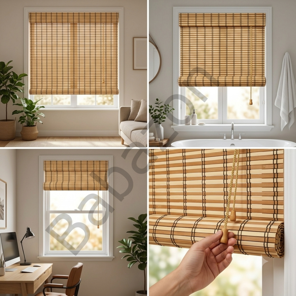 Colours Bambu Stor Perde