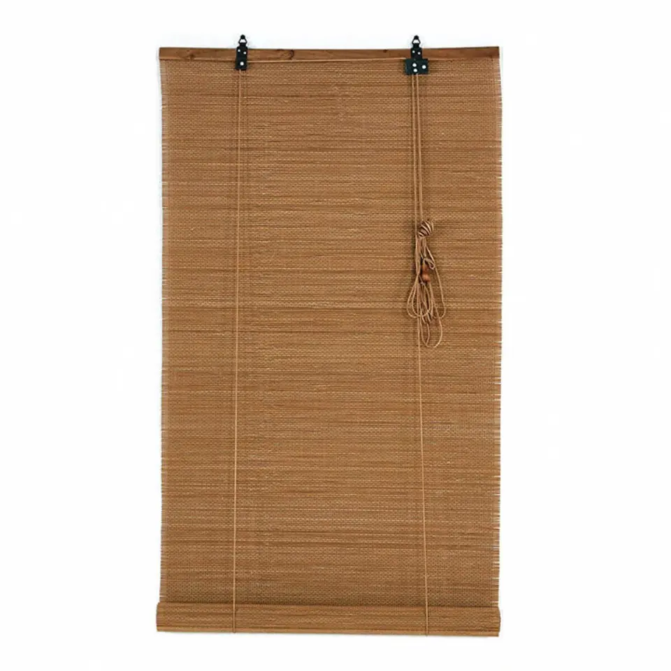 Colours Bambu Stor Perde Kahverengi