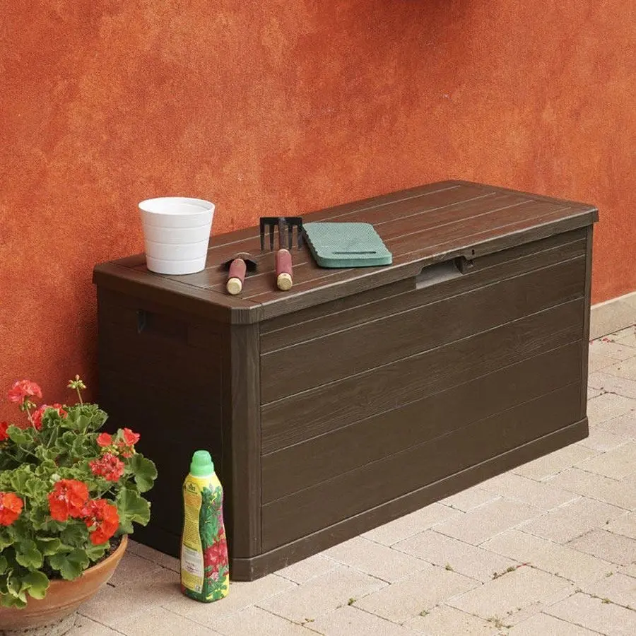 Ahşap Görünümlü Depolama Sandığı  280 Litre