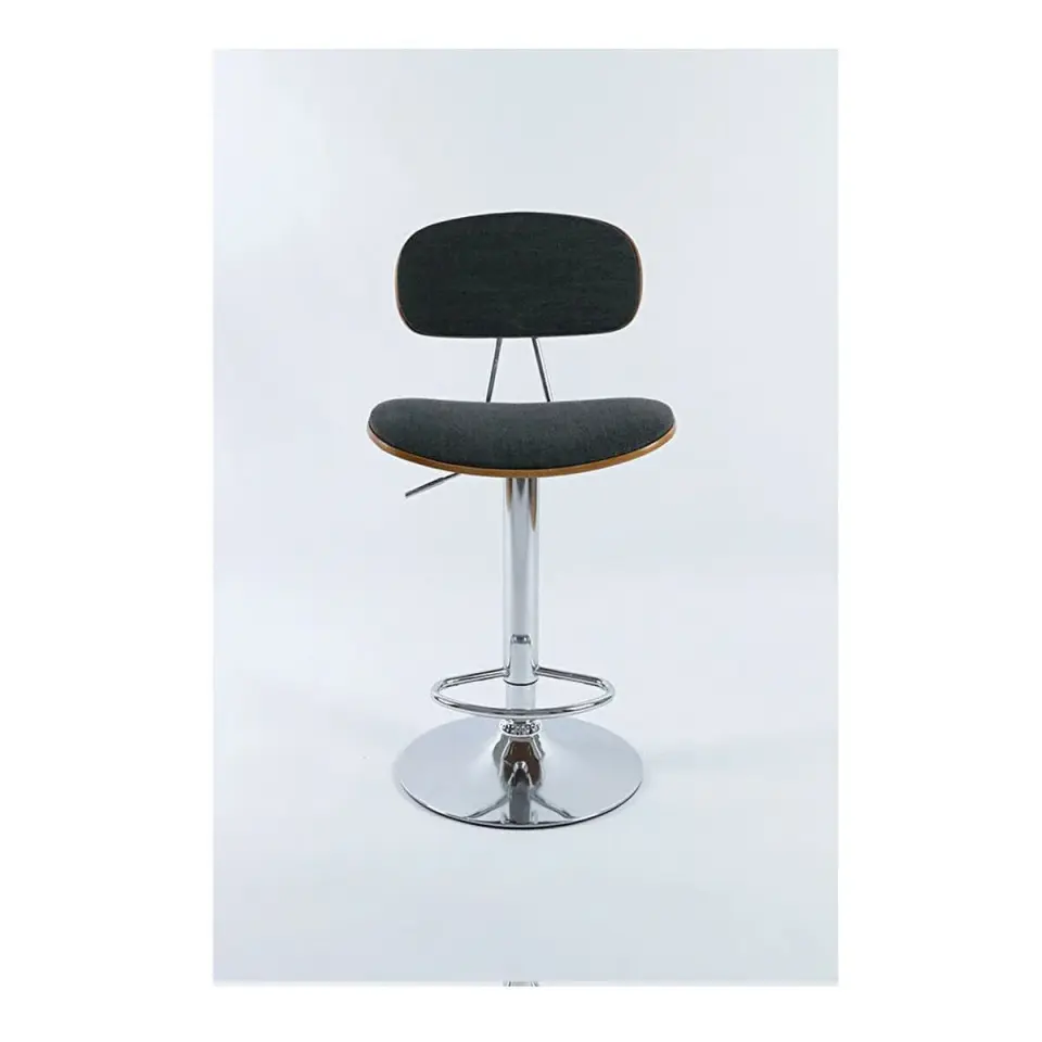 Felis Ahşap Bar Sandalyesi Gri Tg-2250B