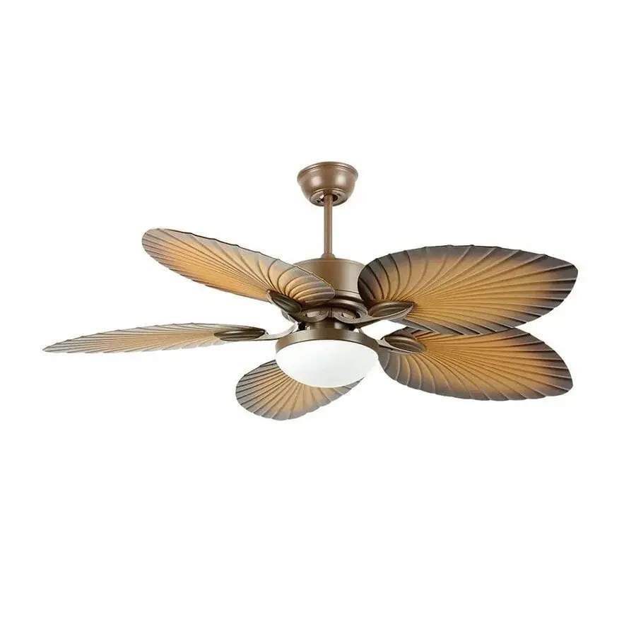 Life Uzaktan Kumandalı Tavan Vantilatörü (132 cm Kahve 5 Kanat Led)