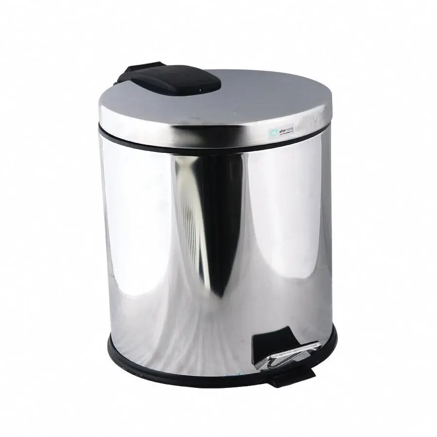 Paslanmaz Krom Çöp Kovası 12 Litre