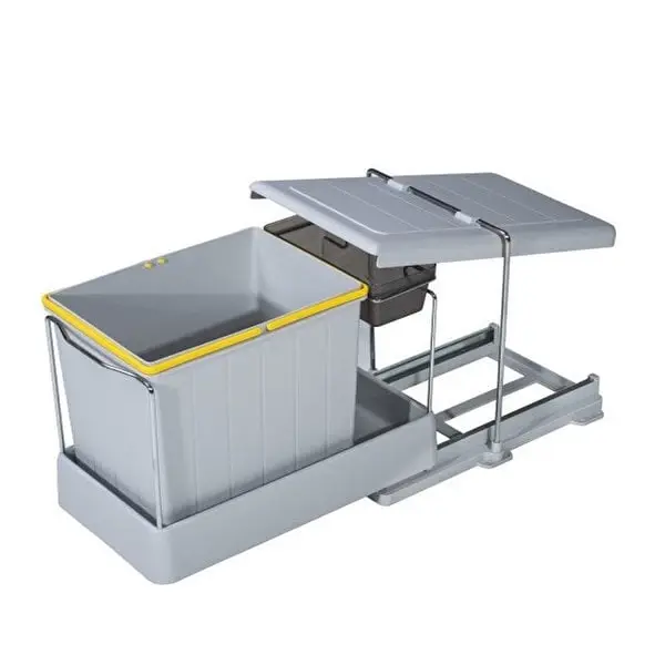 Pelikan Dolap İçi Raylı  Çöp Kovası 16 Litre