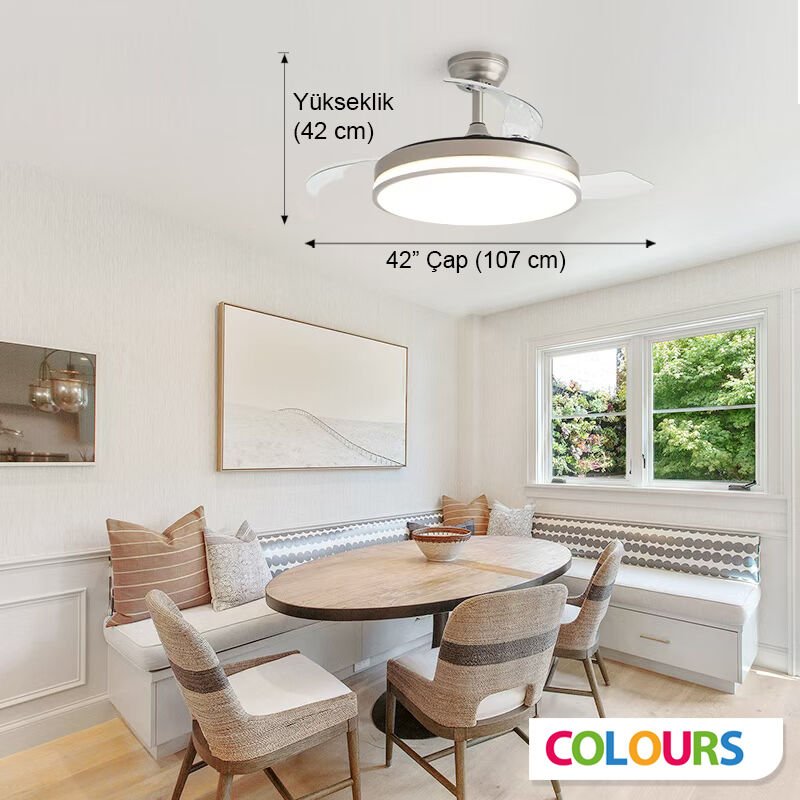 STARS VEGA KATLANIR KANATLI TAVAN VANTİLATÖRÜ