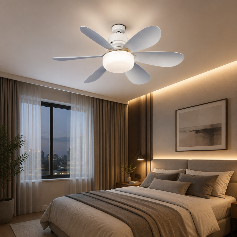 Colours Smart LED Fan Işıklı Duy Tipi Tavan Vantilatörü