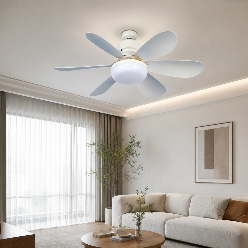 Colours Smart LED Fan Işıklı Duy Tipi Tavan Vantilatörü